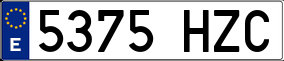 Truck License Plate